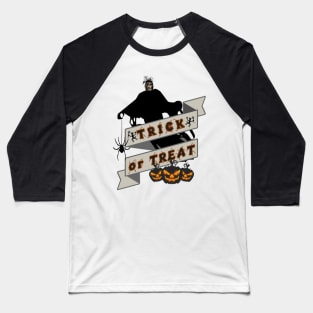 Trick or Treat Skeleton Baseball T-Shirt